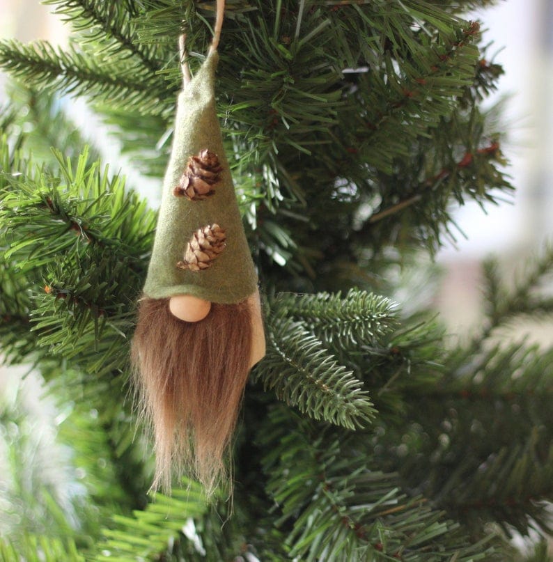 Hangingwithmygnomies Woodland Elf ornament